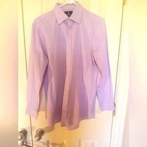 Mens Stafford Lilac Button Down